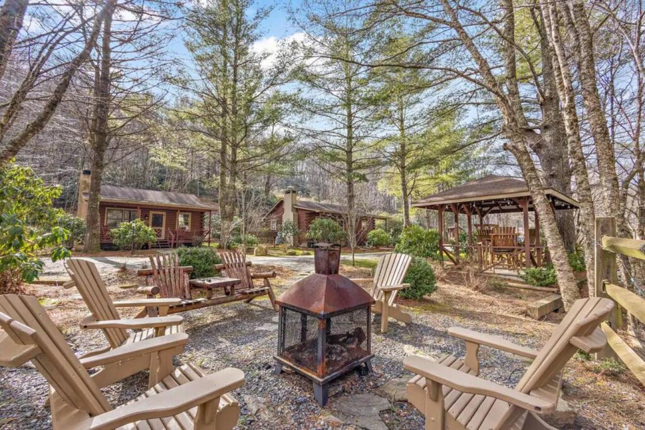 Log Cabin On Peaceful River Blowing Rock Exteriér fotografie